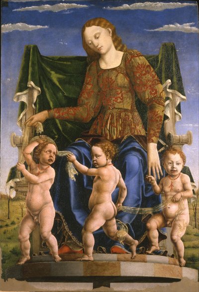 The Muse Terpsichore by Cosmè Tura